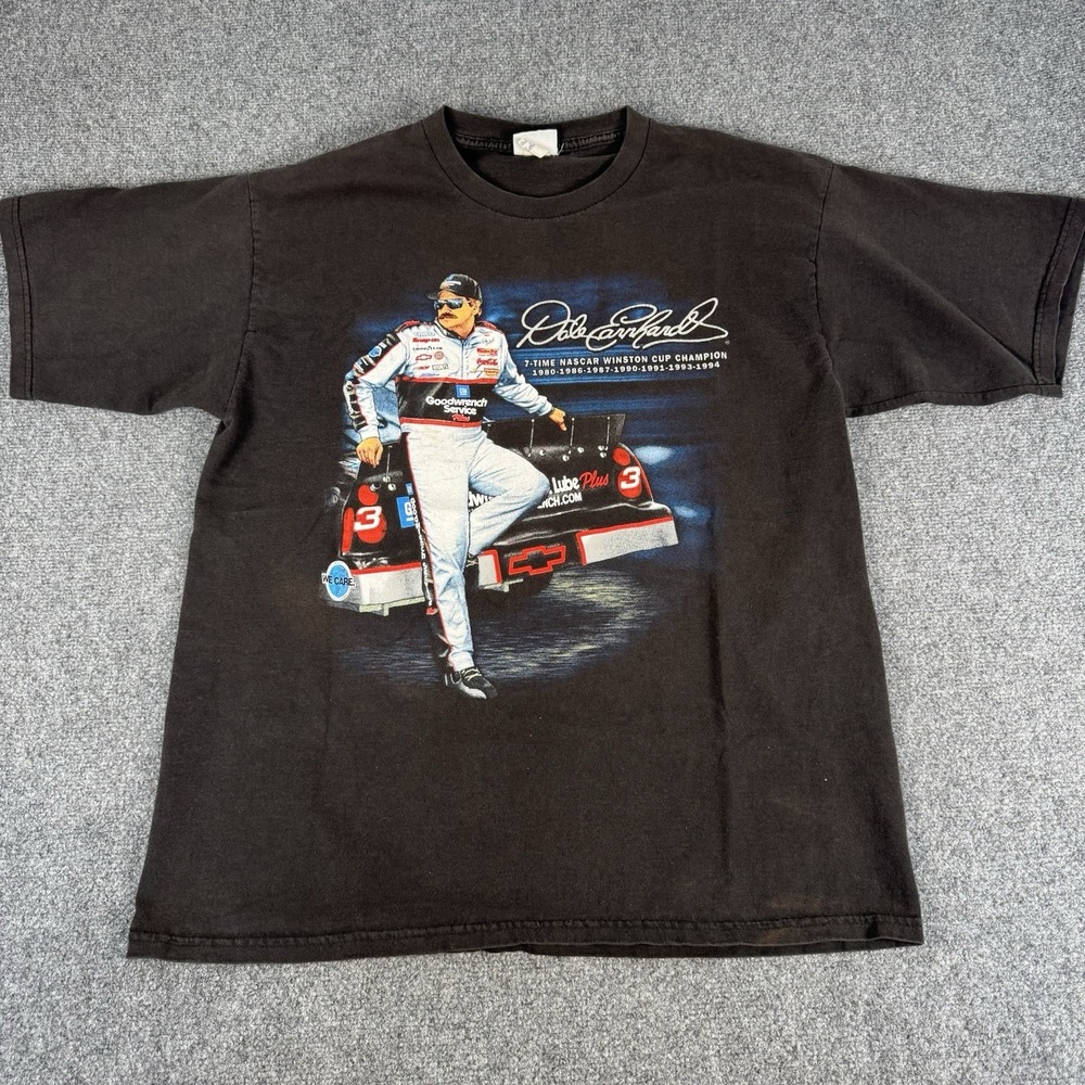 Vintage The Intimidator Dale Earnhardt T-Shirt Chase Authentics XL NASCAR